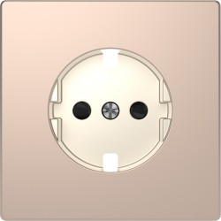 Накладка розетки Schneider-Electric D-life (шампань) MTN2330-6051