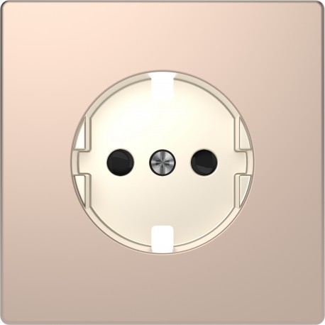 Накладка розетки Schneider-Electric D-life (шампань) MTN2330-6051