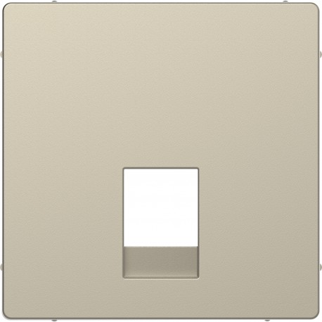 Накладка розетки телефонной RJ-11/RJ-12 Schneider-Electric D-life (сахара) MTN4215-6033