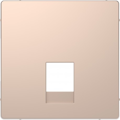 Накладка розетки телефонной RJ-11/RJ-12 Schneider-Electric D-life (шампань) MTN4215-6051