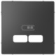 Накладка USB Schneider-Electric D-life (антрацит) MTN4367-6034