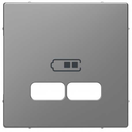 Накладка USB Schneider-Electric D-life (нерж. сталь) MTN4367-6036