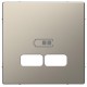 Накладка USB Schneider-Electric D-life (никель) MTN4367-6050