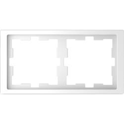 Рамка Schneider-Electric D-life (2-ая., белый лотос) MTN4020-6535