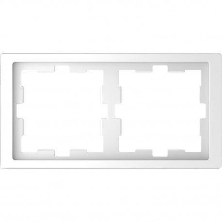 Рамка Schneider-Electric D-life (2-ая., белый лотос) MTN4020-6535