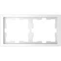 Рамка Schneider-Electric D-life (2-ая., белый лотос) MTN4020-6535