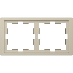 Рамка Schneider-Electric D-life (2-ая., сахара) MTN4020-6533
