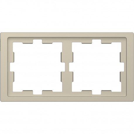 Рамка Schneider-Electric D-life (2-ая., сахара) MTN4020-6533