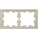 Рамка Schneider-Electric D-life (2-ая., сахара) MTN4020-6533