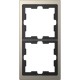 Рамка Schneider-Electric D-life (2-ая., никель) MTN4020-6550