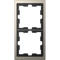 Рамка Schneider-Electric D-life (2-ая., никель) MTN4020-6550