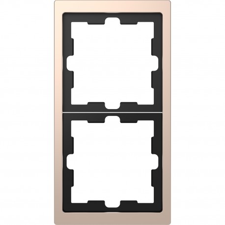 Рамка Schneider-Electric D-life (2-ая., шампань) MTN4020-6551