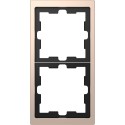 Рамка Schneider-Electric D-life (2-ая., шампань) MTN4020-6551
