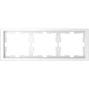 Рамка Schneider-Electric D-life (3-ая., белый лотос) MTN4030-6535