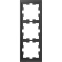Рамка Schneider-Electric D-life (3-ая., антрацит) MTN4030-6534