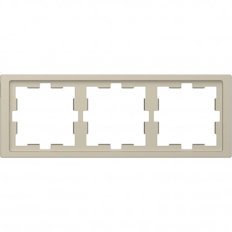 Рамка Schneider-Electric D-life (3-ая., сахара) MTN4030-6533