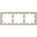 Рамка Schneider-Electric D-life (3-ая., сахара) MTN4030-6533