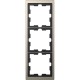 Рамка Schneider-Electric D-life (3-ая., никель) MTN4030-6550