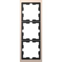 Рамка Schneider-Electric D-life (3-ая., шампань) MTN4030-6551