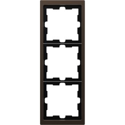 Рамка Schneider-Electric D-life (3-ая., мокко) MTN4030-6552