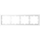 Рамка Schneider-Electric D-life (4-ая., белый лотос) MTN4040-6535