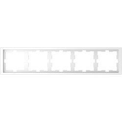 Рамка Schneider-Electric D-life (5-ая., белый лотос) MTN4050-6535