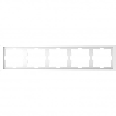 Рамка Schneider-Electric D-life (5-ая., белый лотос) MTN4050-6535