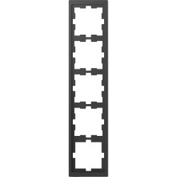 Рамка Schneider-Electric D-life (5-ая., антрацит) MTN4050-6534