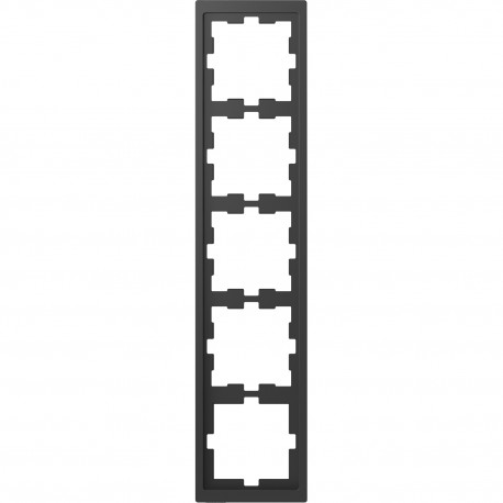 Рамка Schneider-Electric D-life (5-ая., антрацит) MTN4050-6534