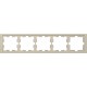 Рамка Schneider-Electric D-life (5-ая., сахара) MTN4050-6533