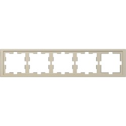 Рамка Schneider-Electric D-life (5-ая., сахара) MTN4050-6533