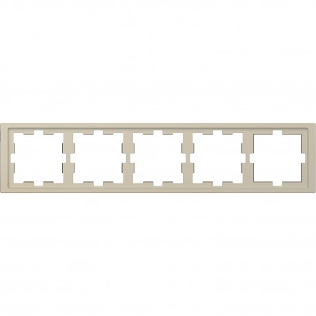 Рамка Schneider-Electric D-life (5-ая., сахара) MTN4050-6533
