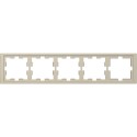 Рамка Schneider-Electric D-life (5-ая., сахара) MTN4050-6533