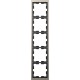 Рамка Schneider-Electric D-life (5-ая., никель) MTN4050-6550