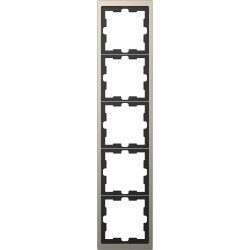 Рамка Schneider-Electric D-life (5-ая., никель) MTN4050-6550