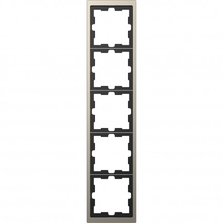 Рамка Schneider-Electric D-life (5-ая., никель) MTN4050-6550