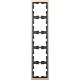 Рамка Schneider-Electric D-life (5-ая., шампань) MTN4050-6551