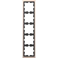 Рамка Schneider-Electric D-life (5-ая., шампань) MTN4050-6551