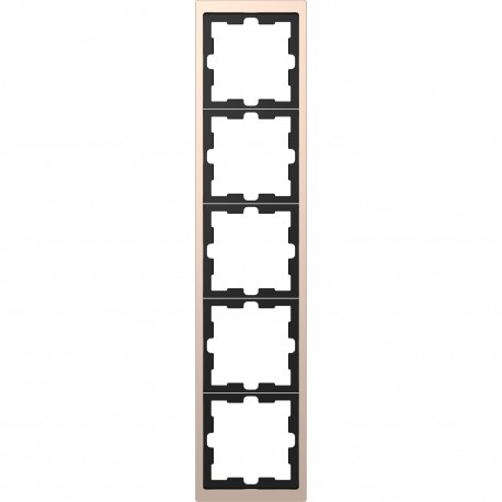 Рамка Schneider-Electric D-life (5-ая., шампань) MTN4050-6551