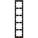 Рамка Schneider-Electric D-life (5-ая., мокко) MTN4050-6552