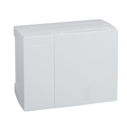 Щиток распределительный наружный Schneider-Electric Mini Pragma (6 мод. дверь белая) MIP12106