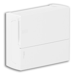 Щиток распределительный наружный Schneider-Electric Mini Pragma (12 мод. дверь белая) MIP12112