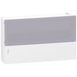 Щиток распределительный наружный Schneider-Electric Mini Pragma (18 мод. дверь дымчатая) MIP12118T