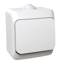 Выключатель 1-кл. проходной IP44 Schneider-Electric Cedar Plus (16А, белый) WDE000560
