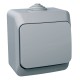 Выключатель 1-кл. IP44 Schneider-Electric Cedar Plus (16А, серый) WDE000610