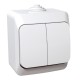 Выключатель 2-кл. IP44 Schneider-Electric Cedar Plus (16А, белый) WDE000550