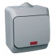 Выключатель 1-кл. с подсветкой IP44 Schneider-Electric Cedar Plus (16А, серый) WDE000614