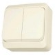 Выключатель 2-кл. Schneider-Electric Prima (10А, крем) WDE001150