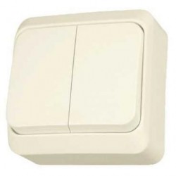 Выключатель 2-кл. Schneider-Electric Prima (10А, крем) WDE001150