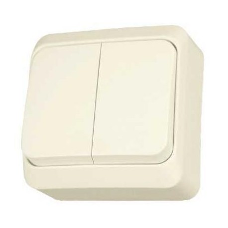 Выключатель 2-кл. Schneider-Electric Prima (10А, крем) WDE001150